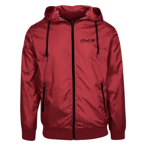 Wind Runner Jacket - Burgundy & Black