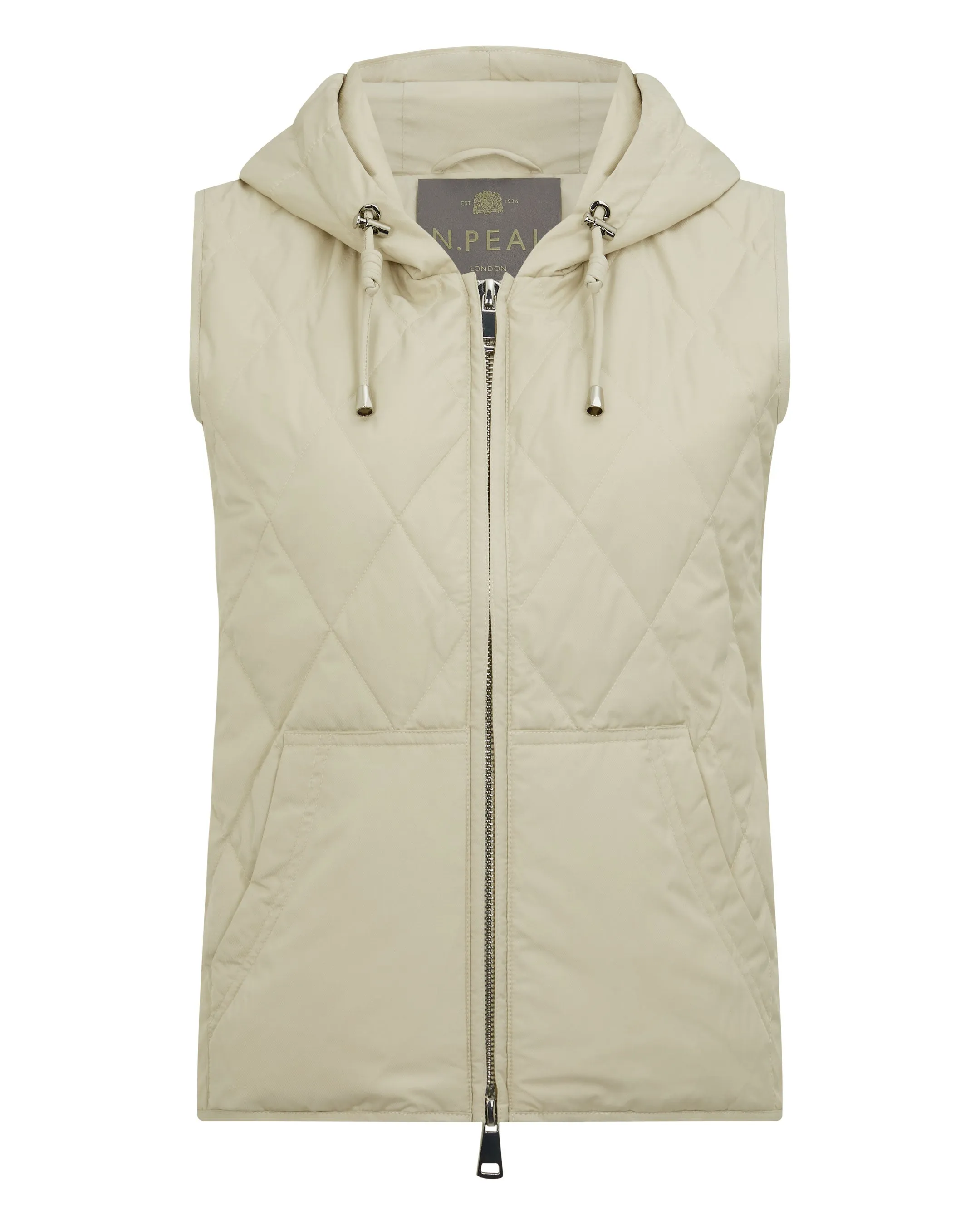 Women's Tara Down Gilet Cream White