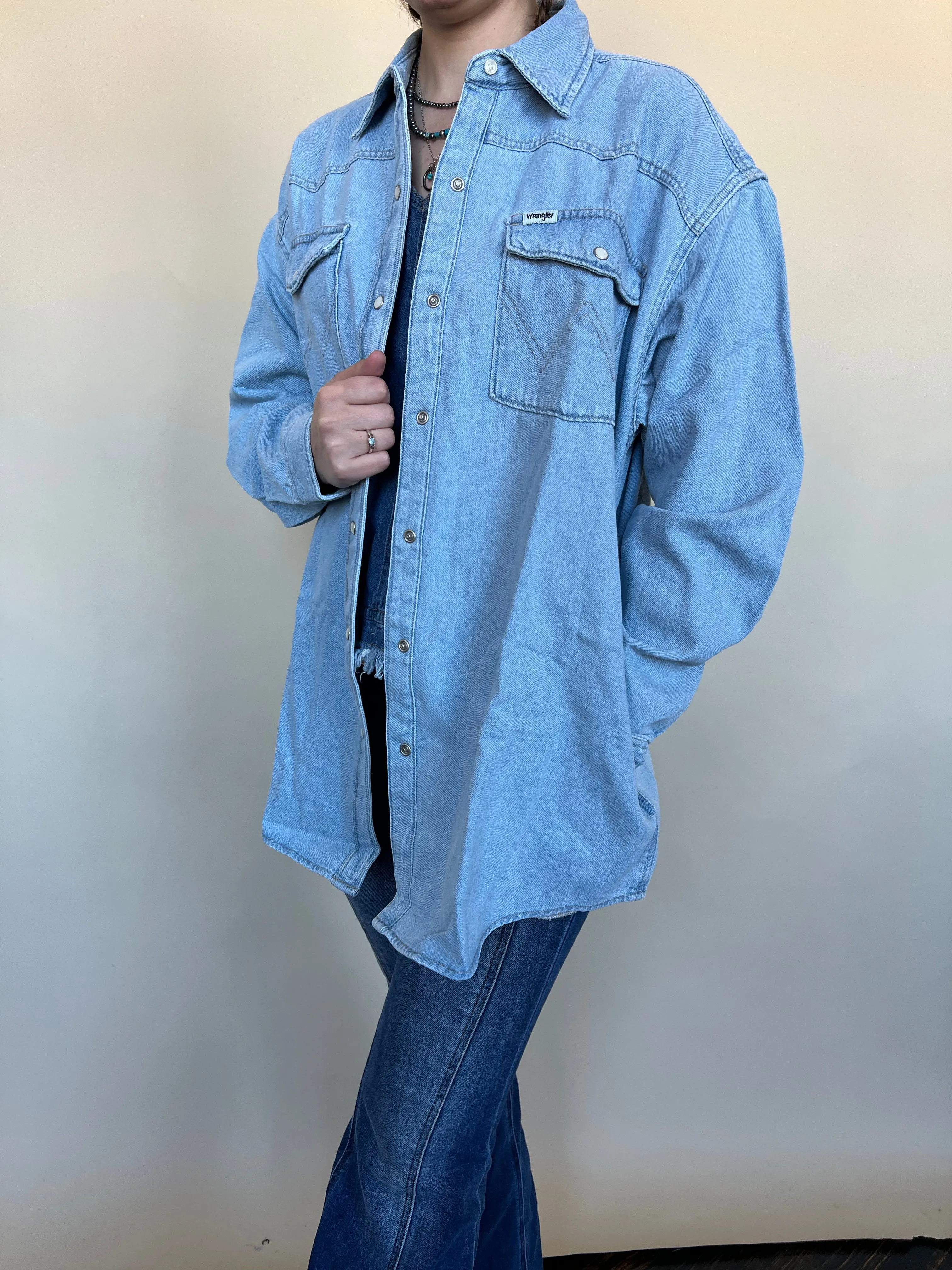 Wrangler Jada Oversized Denim Shirt