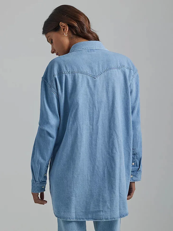 Wrangler Jada Oversized Denim Shirt