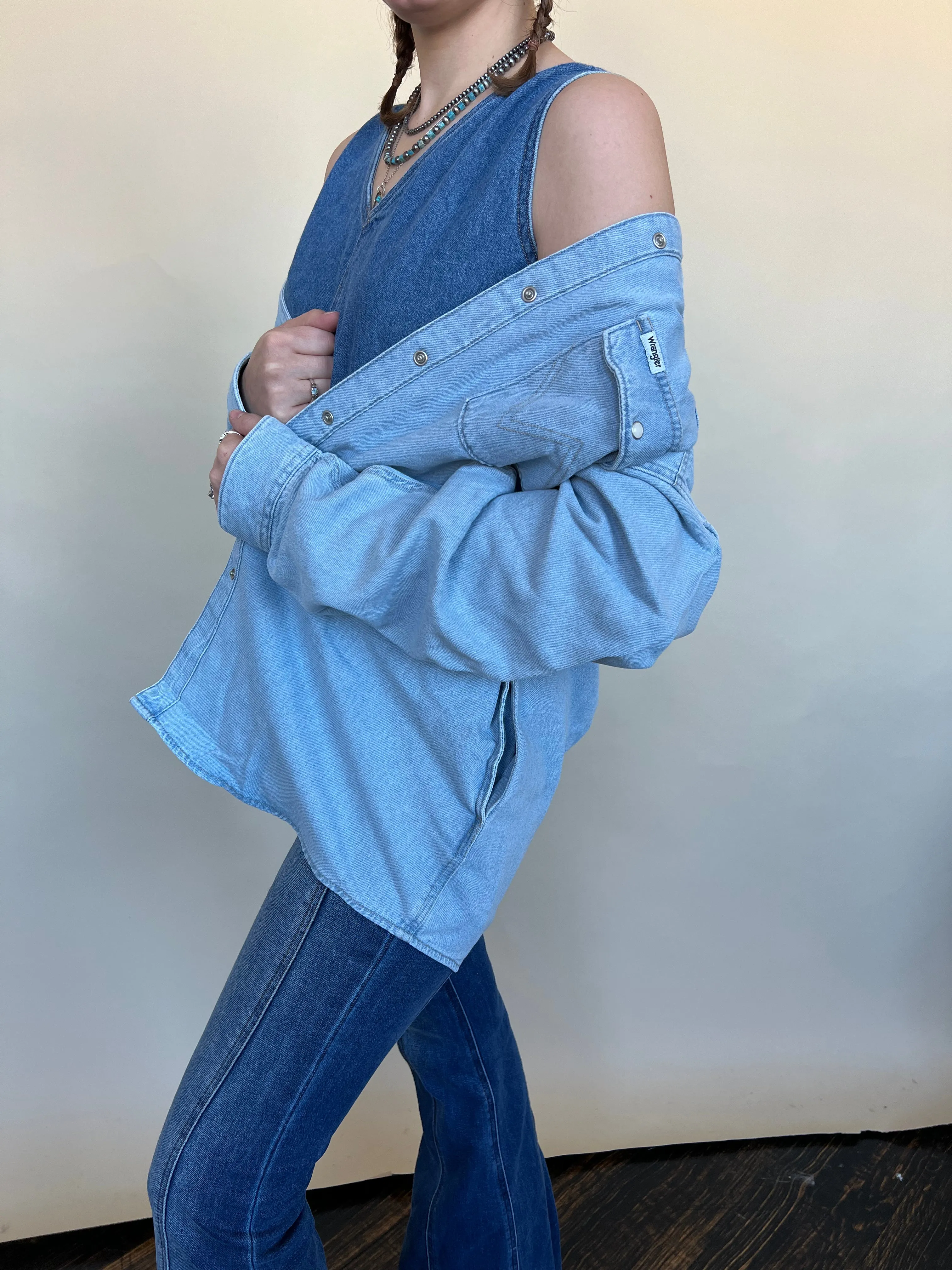 Wrangler Jada Oversized Denim Shirt