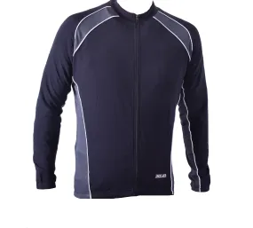 XLC Cruise Thermal Long Sleeve Mens Cycling Jersey Shirt Black-Grey Nylon