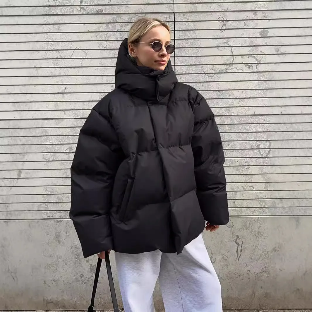 Yulia™ | Modern Warm Down Jacket with Removable Hood