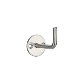 Zoo Circular Single Robe Hook-Satin Stainless